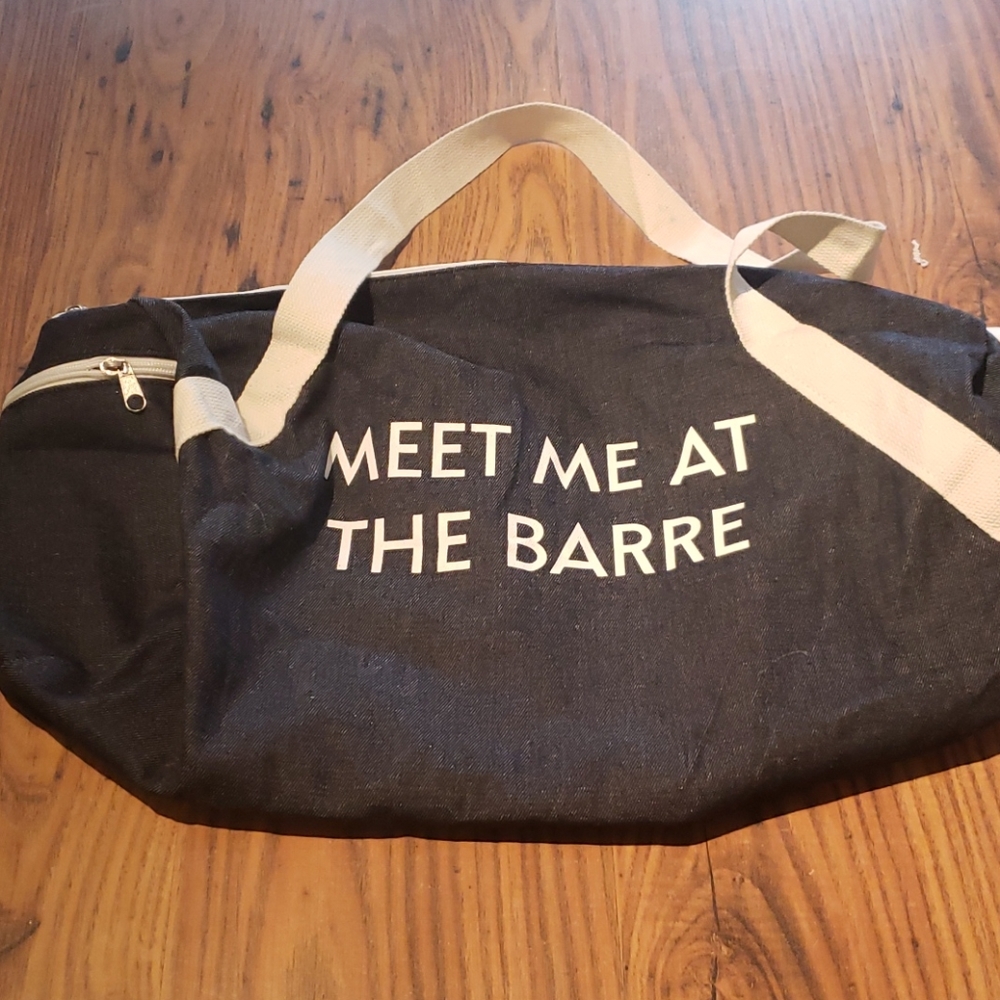 Meet Me At The Barre Gym Bag